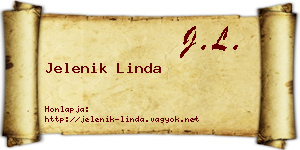 Jelenik Linda névjegykártya